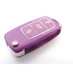 Carcasa Cheie Briceag VW 3 Butoane MOV Design NOU, Aftermarket