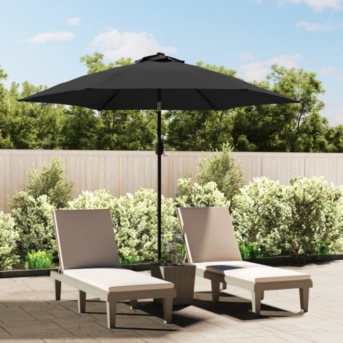 vidaXL P&acirc;nză de schimb umbrelă de soare de grădină, antracit, 300 cm