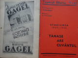 Teatrul Eforia ( Vox ) ; Compania Carabus ; Tanase are cuvantul ; Stagiunea 1925