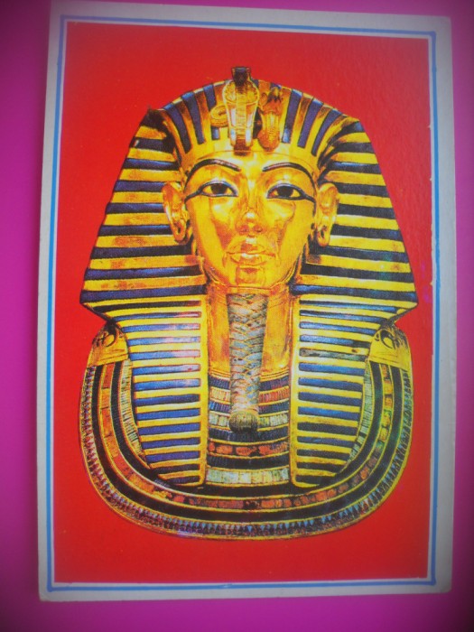 HOPCT 6802 Masca de aur Tut Ankh Amun - -EGIPT -AFRICA-NECIRCULATA