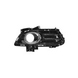 Grila bara fata Ford Mondeo, 03.2015-, parte montare partea dreapta, cu rama cromata, cu gaura proiector, neagra, 32D227-4, Aftermarket, Rapid