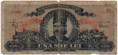Bancnotă 1000 lei - Republica Socialistă Rom&amp;acirc;nia, 1948 foto