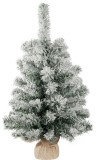 Brad artificial de Craciun nins, in iuta, 60 cm, MagicHome