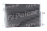 Condensator AC Jeep Compass 20; motor 2.0 CRD, dimensiuni [mm]: 611x400x12, uscator integrat, iesire 10,1mm, intrare 15,5mm; 00K68247214AA;