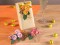 Set 3 Margarete artificiale multicolore cm 15 H - 2