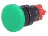 Comutator SPDT ON-ON Iluminat LED 12V ONPOW LAS1M-11Z/G/12V &Oslash;16mm IP40 Verde