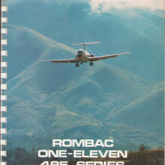 HST 463S Broșură reclamă avion Rombac 1-11 România comunistă 1982