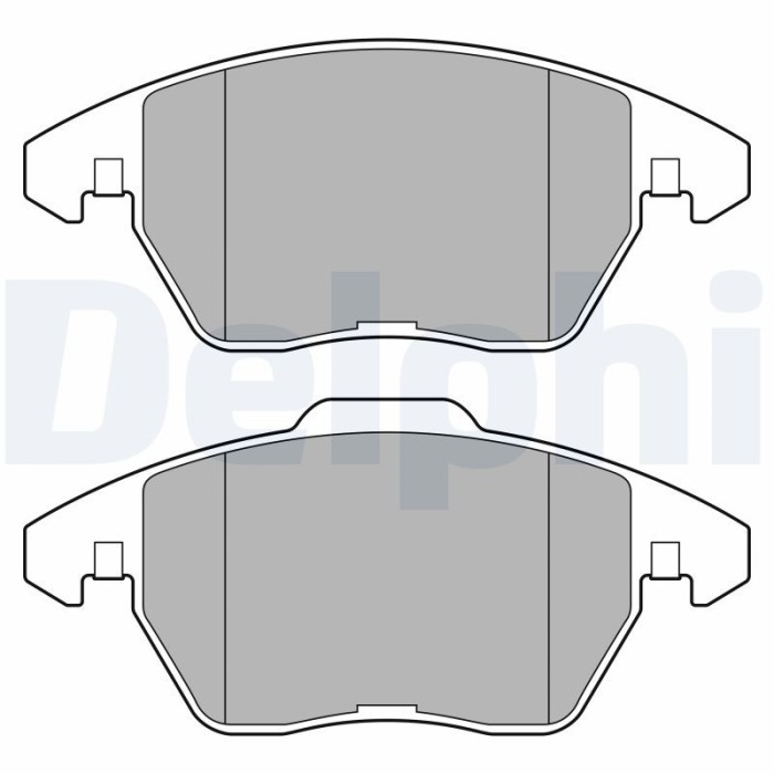 DELPHI LP3684 set placute frana,frana disc