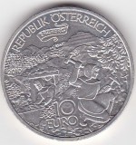 Monedă Austria 10 euro 2010 Erzberg &ndash; Descoperirea Erzbergului