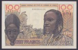 Bancnota Statele Africii de Vest 100 Franci (1959) - P2b UNC ( vezi descriere )