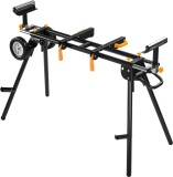Cumpara ieftin Suport profesional pentru ferăstrău staționar CD11873 &ndash; Extensibil 216 cm, Picioare pliabile, Role de ghidare și Roți de transport