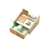 Jucarie Educativa din Lemn Casa de Marcat cu Sertar &amp; Accesorii, + 3 ani