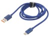 Cablu USB 2.0 A la C 1,2m albastru textil, Baseus