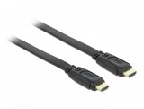 Cablu HDMI 4K 1.4 Flat T-T ecranat 1m, Delock 82669