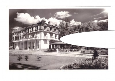 CP Baile Sovata - Hotel, ocupatia maghiara, animata, necirculata foto
