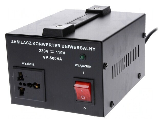 Autotransformator 500VA 110V/230V