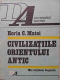 CIVILIZATIILE ORIENTULUI ANTIC. MIC DICTIONAR BIOGRAFIC-HORIA C.MATEI-216459