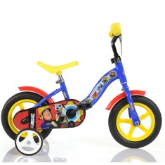 Bicicleta pentru copii Fireman Sam Dino Bikes, 10 inch, albastra