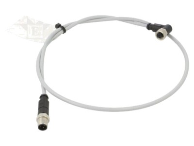 Cablu HARTING 1m pentru senzori și automatizări, PIN 4, mufă PVC C21320000000078 foto