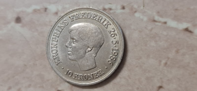 Danemarca - 10 koroane 1986. foto