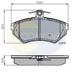 Set placute frana,frana disc VW GOLF III Variant (1H5) (1993 - 1999) COMLINE CBP0989