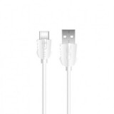 Cablu de Date si Incarcare USB la Type-C XO-NB9, 2.4A, 1 m, Alb, Blister