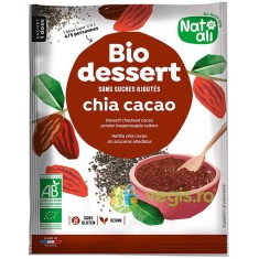 Desert cu Chia si Cacao fara Zahar Ecologic/Bio 40g