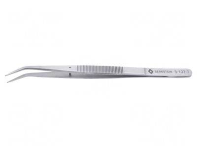 Pensetă 150mm V&amp;acirc;rf Curbat Plat Rotunjit foto