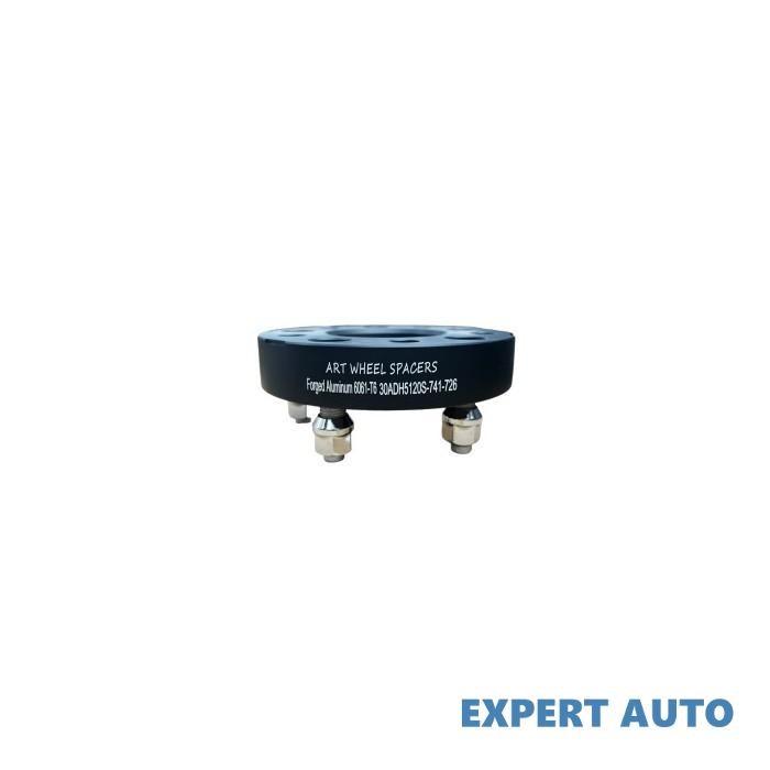 Distantier jante auto 5x120 25mm negru,prindere dubla , cu piulite incluse m14x1.5 74.1-72.6 cod: dst3006 Alta marca Alt model #7
