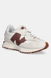 New Balance sneakers din piele 327 culoarea bej, U327WKM