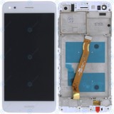 Huawei Y6 Pro 2017 Capac frontal modul display + LCD + digitizer alb