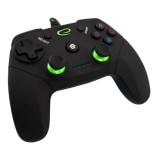 Controller, Esperanza, USB, Compatibil cu PC/PS3, Negru