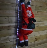 Cumpara ieftin MOS CRACIUN URCA PE SCARA LUMINOASA,DECOREAZA FEERIC DE SARBATORI,SET COMPLET!