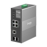 Switch industrial 4 x RJ45 1G PoE+/PoE++, 1 x SFP 1G, 1 x combo SFP/RJ45 1G, Managed - TP-Link Omada IES206GPP SafetyGuard Surveillance