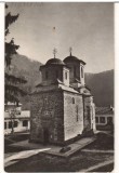 CPIB 22074 - CARTE POSTALA - BISERICA MANASTIRII TISMANA, RPR, MONUMENT ISTORIC