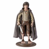 Figurina Articulata Frodo, Lord of the Rings, 18cm, IdeallStore, Editie Colectie, Stativ+Sabie, Jucarie Copii, Maro