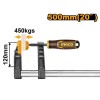 Presa fixare tip f 120 x800 mm - Ingco HFC021203
