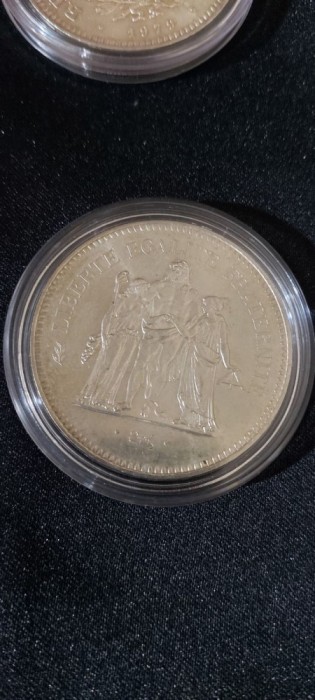 Franța - 50 Fr. 1979 , Argint moneda