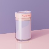 Cana Multifunctionala pentru Voiaj, cu Functii de Depozitare si Suport Articole Igiena Dentara, 13 x 6.8 x 6 cm, Roz Mov