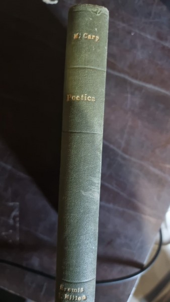 M. Carp - Manual de Poetica pentru clasa a V-a a scoalelor secundare de baieti si de fete