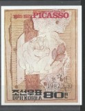 Korea 1982 Paintings, Picasso, imperf. sheet, used T.282, Stampilat