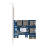 Adaptor PCI-E Express 1x la 4 USB 3.0, Riser Card