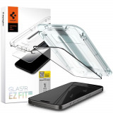 Folie de protectie Spigen Glas.TR EZ FIT FC pentru Apple iPhone 15 Pro Max Negru