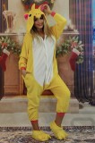 PJM59-292 Pijama intreaga kigurumi, model unicorn galben, L, M, M/L, S/M