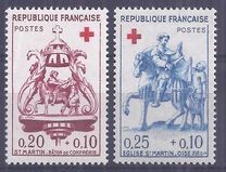 C542 - Franta 1960 - Crucea Rosie 2v,neuzat,perfecta stare foto
