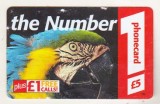 bnk card Cartele telefonice - Marea Britanie - fauna - pasari - papagal