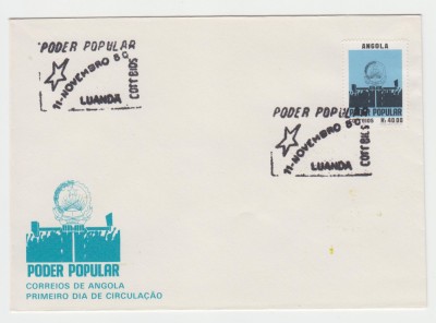 B16 - FDC - Angola - istorie - 1981 foto