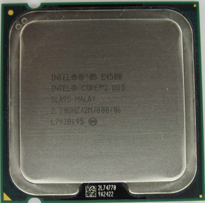 Procesor PC SH Intel Core 2 Duo E4500 SLA95 2.2Ghz 2M LGA 775 foto