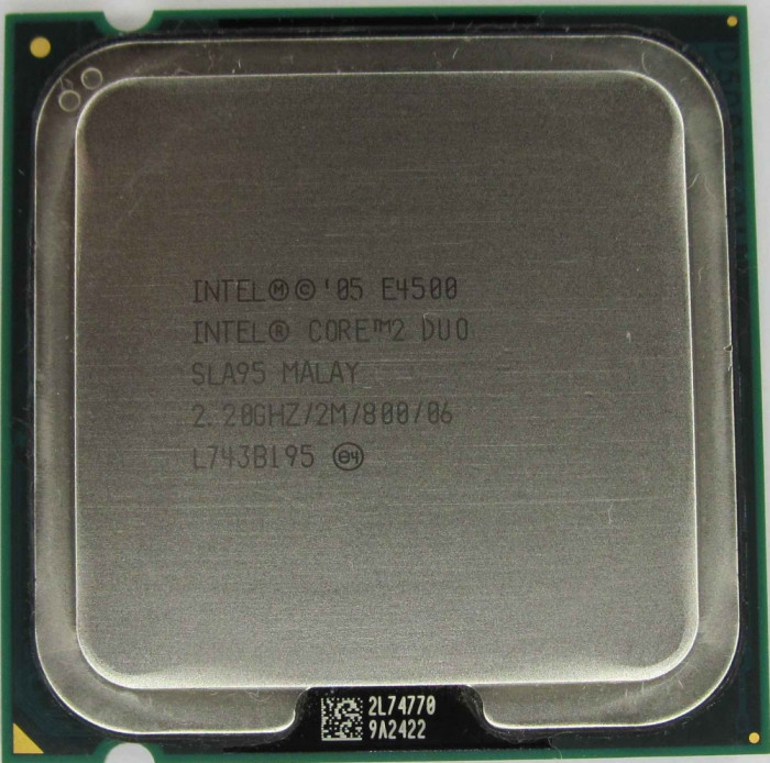 Procesor PC SH Intel Core 2 Duo E4500 SLA95 2.2Ghz 2M LGA 775