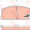 Set placute frana,frana disc TOYOTA COROLLA Wagon (E11) (1997 - 2001) TRW GDB323